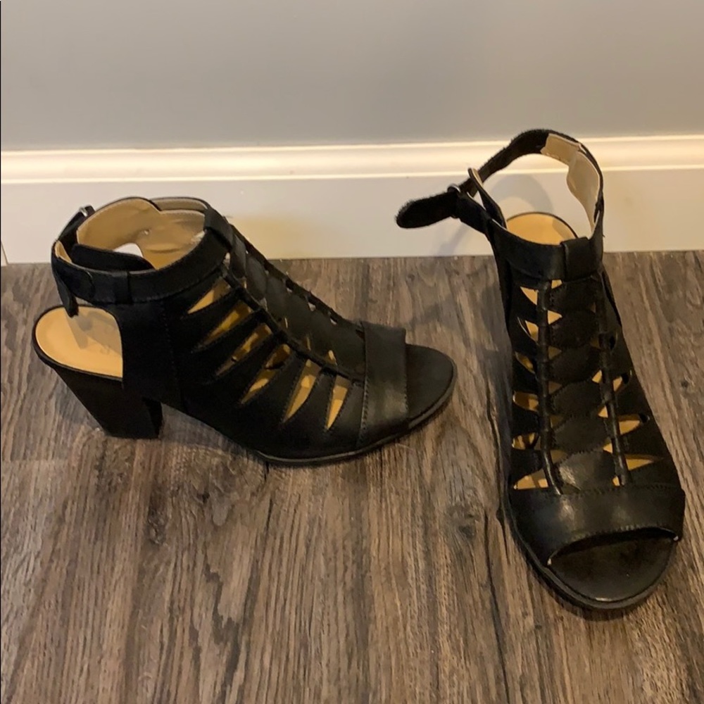 black heels
